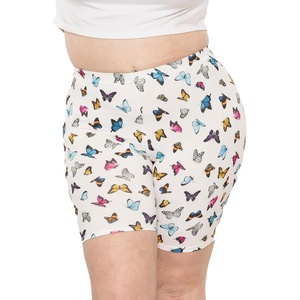 image:imageSTRETCH IS COMFORT Cotton Biker Shorts Women Black Shorts and Capris 1X10X  Solids 95 cotton 5 spandex prints 95 polyester 5 spandex running shorts workout shorts women womens athletic shortsButterfly