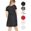 image:imageGirls Oh So Soft TShirt Dress Black 16  95 polyester 5 spandex crew neck pullon style soft stretch leggings layer school play travel washable