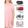 image:imageGirls Oh So Soft TShirt Dress Black 16  95 polyester 5 spandex crew neck pullon style soft stretch leggings layer school play travel washable