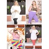 image:imageSTRETCH IS COMFORT Cotton Capri Leggings Knee Length Pants Plus Size  Soft pullon comfort lightweight summer feel ankle option casual layering cotton leggings black capris under dressesAlmond