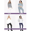 image:imageSTRETCH IS COMFORT Cotton Capri Leggings Knee Length Pants Plus Size  Soft pullon comfort lightweight summer feel ankle option casual layering cotton leggings black capris under dressesFleece Black