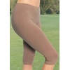 image:imageSTRETCH IS COMFORT Cotton Capri Leggings Knee Length Pants Plus Size  Soft pullon comfort lightweight summer feel ankle option casual layering cotton leggings black capris under dressesMocha