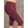 image:imageSTRETCH IS COMFORT Cotton Capri Leggings Knee Length Pants Plus Size  Soft pullon comfort lightweight summer feel ankle option casual layering cotton leggings black capris under dressesBurgundy