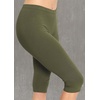 image:imageSTRETCH IS COMFORT Cotton Capri Leggings Knee Length Pants Plus Size  Soft pullon comfort lightweight summer feel ankle option casual layering cotton leggings black capris under dressesOlive Green