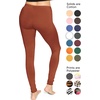 image:imageSTRETCH IS COMFORT Cotton Capri Leggings Knee Length Pants Plus Size  Soft pullon comfort lightweight summer feel ankle option casual layering cotton leggings black capris under dressesAlmond