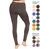 image:imageSTRETCH IS COMFORT Cotton Capri Leggings Knee Length Pants Plus Size  Soft pullon comfort lightweight summer feel ankle option casual layering cotton leggings black capris under dressesBrown