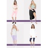 image:imageSTRETCH IS COMFORT Cotton Capri Leggings Knee Length Pants Plus Size  Soft pullon comfort lightweight summer feel ankle option casual layering cotton leggings black capris under dressesStone Gray