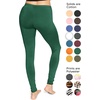 image:imageSTRETCH IS COMFORT Cotton Capri Leggings Knee Length Pants Plus Size  Soft pullon comfort lightweight summer feel ankle option casual layering cotton leggings black capris under dressesHunter Green