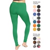 image:imageSTRETCH IS COMFORT Cotton Capri Leggings Knee Length Pants Plus Size  Soft pullon comfort lightweight summer feel ankle option casual layering cotton leggings black capris under dressesKelly Green