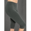 image:imageSTRETCH IS COMFORT Cotton Capri Leggings Knee Length Pants Plus Size  Soft pullon comfort lightweight summer feel ankle option casual layering cotton leggings black capris under dressesCharcoal Gray