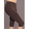 image:imageSTRETCH IS COMFORT Cotton Capri Leggings Knee Length Pants Plus Size  Soft pullon comfort lightweight summer feel ankle option casual layering cotton leggings black capris under dressesBrown