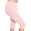 image:imageSTRETCH IS COMFORT Cotton Capri Leggings Knee Length Pants Plus Size  Soft pullon comfort lightweight summer feel ankle option casual layering cotton leggings black capris under dressesLight Pink