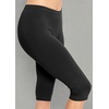 image:imageSTRETCH IS COMFORT Cotton Capri Leggings Knee Length Pants Plus Size  Soft pullon comfort lightweight summer feel ankle option casual layering cotton leggings black capris under dressesBlack
