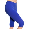 image:imageSTRETCH IS COMFORT Cotton Capri Leggings Knee Length Pants Plus Size  Soft pullon comfort lightweight summer feel ankle option casual layering cotton leggings black capris under dressesRoyal Blue