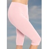 image:imageSTRETCH IS COMFORT Cotton Capri Leggings Knee Length Pants Plus Size  Soft pullon comfort lightweight summer feel ankle option casual layering cotton leggings black capris under dressesLight Pink