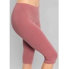 image:imageSTRETCH IS COMFORT Cotton Capri Leggings Knee Length Pants Plus Size  Soft pullon comfort lightweight summer feel ankle option casual layering cotton leggings black capris under dressesDark Mauve