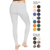 image:imageSTRETCH IS COMFORT Cotton Capri Leggings Knee Length Pants Plus Size  Soft pullon comfort lightweight summer feel ankle option casual layering cotton leggings black capris under dressesHeather Gray