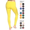 image:imageSTRETCH IS COMFORT Cotton Capri Leggings Knee Length Pants Plus Size  Soft pullon comfort lightweight summer feel ankle option casual layering cotton leggings black capris under dressesYellow