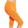 image:imageSTRETCH IS COMFORT Cotton Capri Leggings Knee Length Pants Plus Size  Soft pullon comfort lightweight summer feel ankle option casual layering cotton leggings black capris under dressesOrange