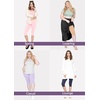 image:imageSTRETCH IS COMFORT Cotton Capri Leggings Knee Length Pants Plus Size  Soft pullon comfort lightweight summer feel ankle option casual layering cotton leggings black capris under dressesSky Blue