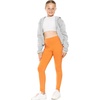 image:imageSTRETCH IS COMFORT High Waist Cotton Girls Leggings Pants and Bike Shorts  95 cotton 5 spandex 4 way stretch ankle or short length options school dance layering leggings for girls girls pantsOrange