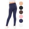 image:imageSTRETCH IS COMFORT High Waist Cotton Girls Leggings Pants and Bike Shorts  95 cotton 5 spandex 4 way stretch ankle or short length options school dance layering leggings for girls girls pantsNavy Blue
