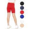 image:imageSTRETCH IS COMFORT High Waist Cotton Girls Leggings Pants and Bike Shorts  95 cotton 5 spandex 4 way stretch ankle or short length options school dance layering leggings for girls girls pantsRed