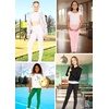 image:imageSTRETCH IS COMFORT High Waist Cotton Girls Leggings Pants and Bike Shorts  95 cotton 5 spandex 4 way stretch ankle or short length options school dance layering leggings for girls girls pantsRed