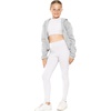 image:imageSTRETCH IS COMFORT High Waist Cotton Girls Leggings Pants and Bike Shorts  95 cotton 5 spandex 4 way stretch ankle or short length options school dance layering leggings for girls girls pantsBlackwhite