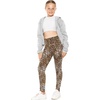 image:imageSTRETCH IS COMFORT High Waist Cotton Girls Leggings Pants and Bike Shorts  95 cotton 5 spandex 4 way stretch ankle or short length options school dance layering leggings for girls girls pantsBrown Cheetah