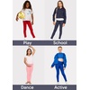 image:imageSTRETCH IS COMFORT High Waist Cotton Girls Leggings Pants and Bike Shorts  95 cotton 5 spandex 4 way stretch ankle or short length options school dance layering leggings for girls girls pantsRoyal Blue
