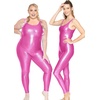 image:imageSTRETCH IS COMFORT Womens Tank Unitard Dance Costume Body Suit Doll Costume  sleeveless pullon fit cosplay acrobatics theatre stage events athletic romper one piece outfits for womenHot Pink Mystique