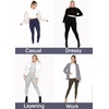 image:imageSTRETCH IS COMFORT Womens and Plus Size High Rise Knee and Ankle LeggingsNavy Blue