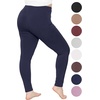 image:imageSTRETCH IS COMFORT Womens and Plus Size High Rise Knee and Ankle LeggingsNavy Blue