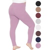 image:imageSTRETCH IS COMFORT Womens and Plus Size High Rise Knee and Ankle LeggingsOrchid Purple