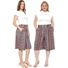 image:imageWomens Flowy Capri Pants Wide Leg Casual Gaucho Pants with Pockets and Straight Leg High Waist Lounge Plus Size S  7XBoho Natural Floral