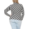 image:imageWomens Turtle Neck  Long Sleeve and Sleeveless Top  Plus Size XL7X  Tops Women White Turtleneck WomenCheckered Black and White
