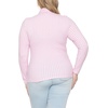 image:imageWomens Turtle Neck  Long Sleeve and Sleeveless Top  Plus Size XL7X  Tops Women White Turtleneck WomenPink Gingham