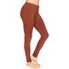 image:imageSTRETCH IS COMFORT Cotton Capri Leggings Knee Length Pants Plus Size  Soft pullon comfort lightweight summer feel ankle option casual layering cotton leggings black capris under dressesAlmond