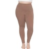 image:imageSTRETCH IS COMFORT Womens and Plus Size High Rise Knee and Ankle LeggingsMocha