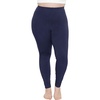 image:imageSTRETCH IS COMFORT Womens and Plus Size High Rise Knee and Ankle LeggingsNavy Blue