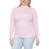 image:imageWomens Turtle Neck  Long Sleeve and Sleeveless Top  Plus Size XL7X  Tops Women White Turtleneck WomenPink Gingham
