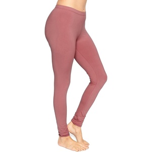 image:imageSTRETCH IS COMFORT Cotton Capri Leggings Knee Length Pants Plus Size  Soft pullon comfort lightweight summer feel ankle option casual layering cotton leggings black capris under dressesDark Mauve