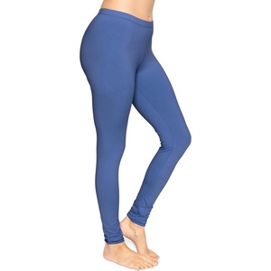 image:imageSTRETCH IS COMFORT Cotton Capri Leggings Knee Length Pants Plus Size  Soft pullon comfort lightweight summer feel ankle option casual layering cotton leggings black capris under dressesLight Navy
