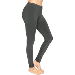 image:imageSTRETCH IS COMFORT Cotton Capri Leggings Knee Length Pants Plus Size  Soft pullon comfort lightweight summer feel ankle option casual layering cotton leggings black capris under dressesCharcoal Gray