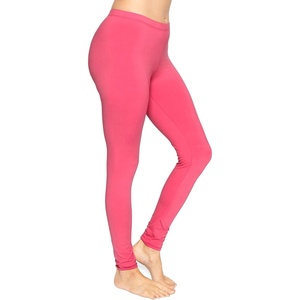 image:imageSTRETCH IS COMFORT Cotton Capri Leggings Knee Length Pants Plus Size  Soft pullon comfort lightweight summer feel ankle option casual layering cotton leggings black capris under dressesHot Pink