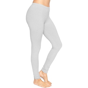 image:imageSTRETCH IS COMFORT Cotton Capri Leggings Knee Length Pants Plus Size  Soft pullon comfort lightweight summer feel ankle option casual layering cotton leggings black capris under dressesHeather Gray
