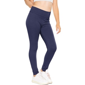 image:imageSTRETCH IS COMFORT High Waist Cotton Girls Leggings Pants and Bike Shorts  95 cotton 5 spandex 4 way stretch ankle or short length options school dance layering leggings for girls girls pantsNavy Blue