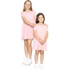 image:imageGirls Oh So Soft TShirt Dress  95 polyester 5 spandex crew neck pullon style soft stretch leggings layer school play travel washableLight Pink