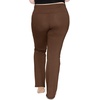 image:imageSTRETCH IS COMFORT Cotton Yoga Black Pants for Women Wide Leg Pants Comfy  4 way stretch adjustable high or low waist snug hip fit slight ankle opening lounge Women Pants Wide Leg Pants WomenBrown